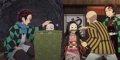 smol tanji and nezzy|Demon Slayer: 10 Times Nezuko & Tanjiro Were Totally Adorable .